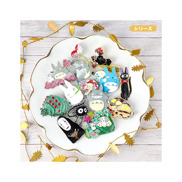 Metal Brooch Totoro Flower - My Neighbor Tororo